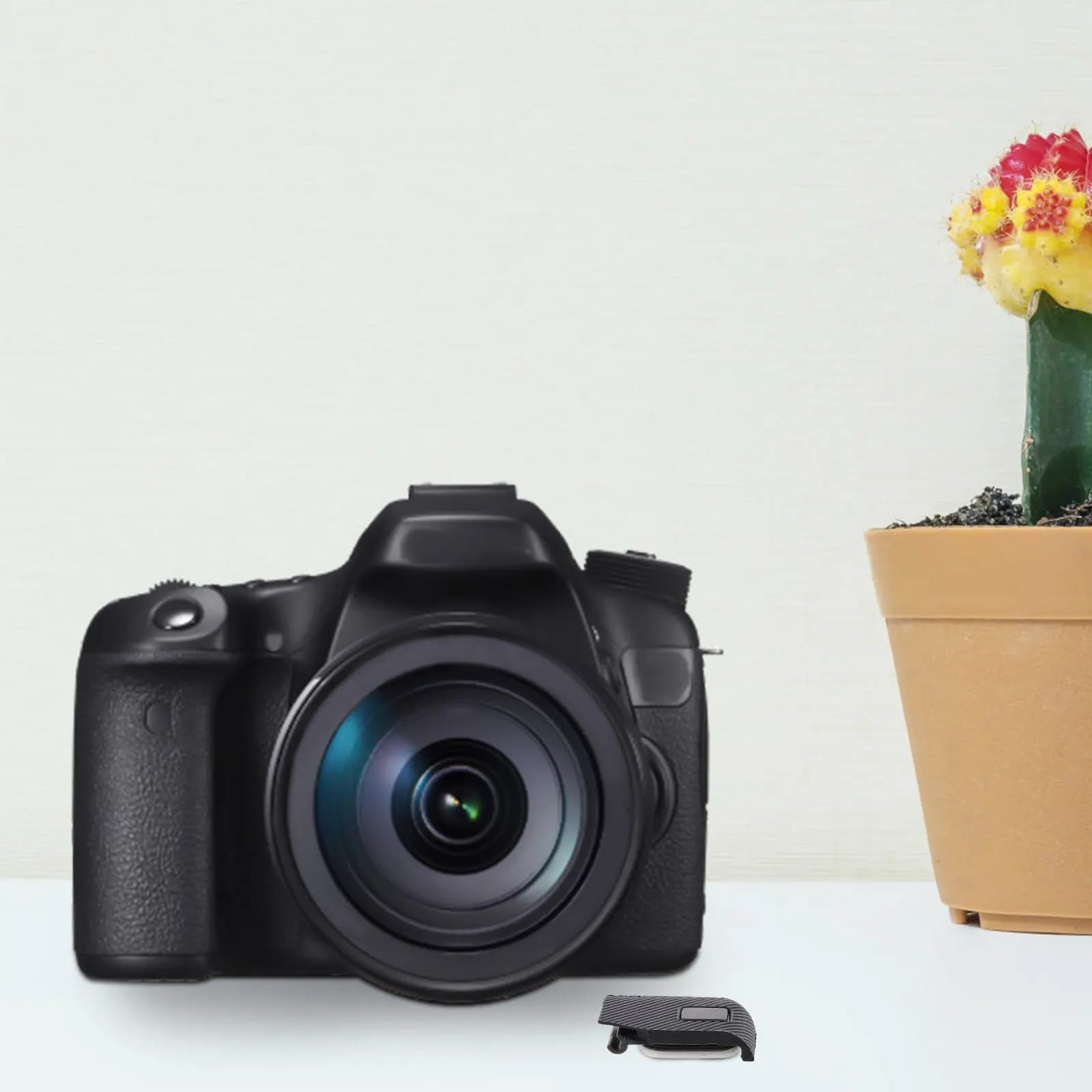 Coperchio Batteria per Fotocamera Compatibile con Hero 6 5, Protezione Laterale in Metallo e Silicone, Antipolvere e Antispruzzo per Fotocamera Istantanea