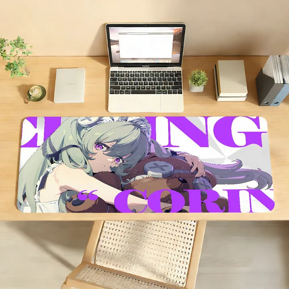 ZZZ Gaming Corin Wickes Tappetino per mouse per computer portatile Tappetino per mouse in gomma antiscivolo Tappetino per mouse per giocatori Decoracion Desk Mat