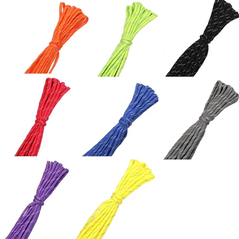 10M Paracord Reflective 550 cable 7 wires 4mm rope for camping tent survival accessories line parachute hikingsmo canopy cord