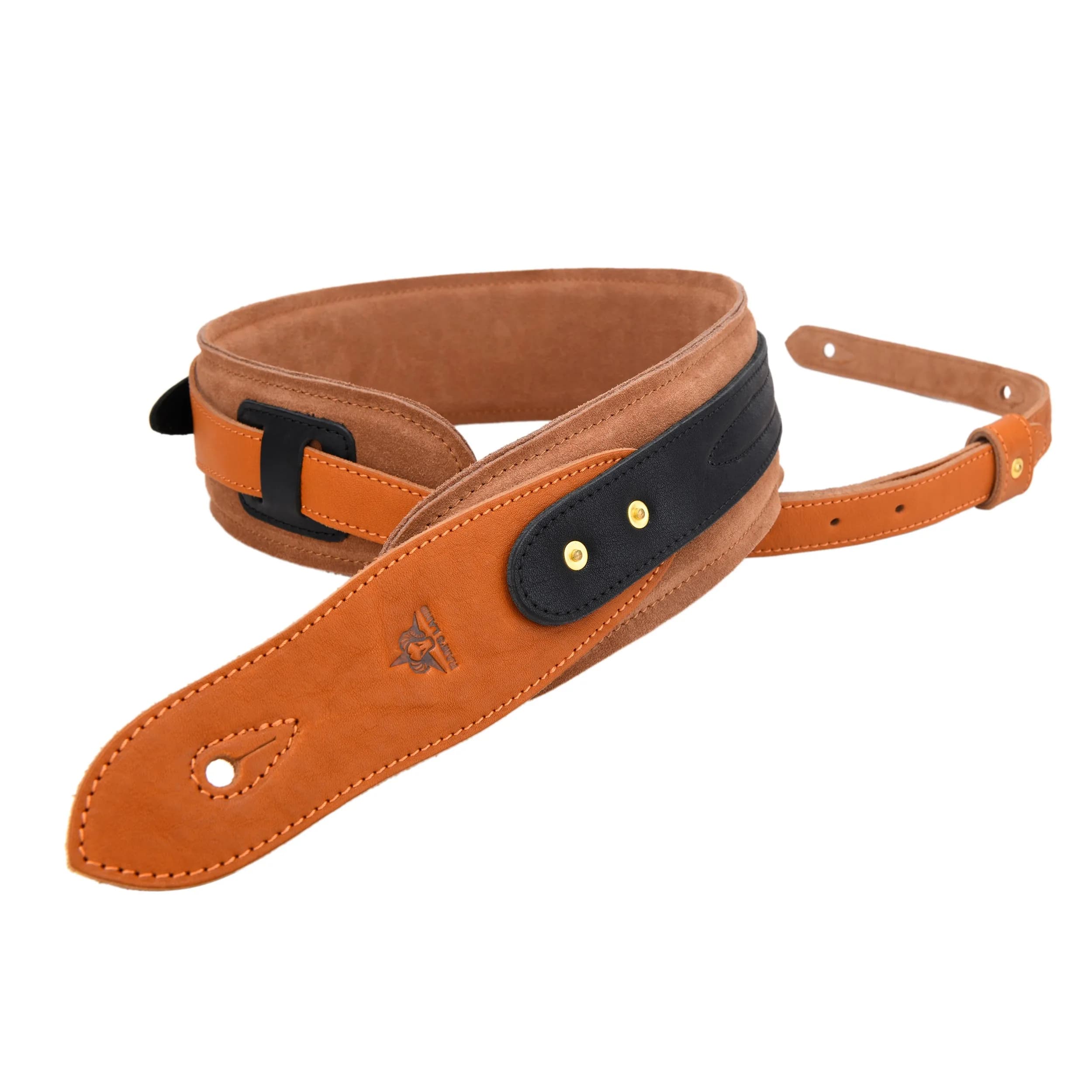 3 inch Wide Leather Guitar Strap Western Series for Electric, Acoustic ,Bass Guitars