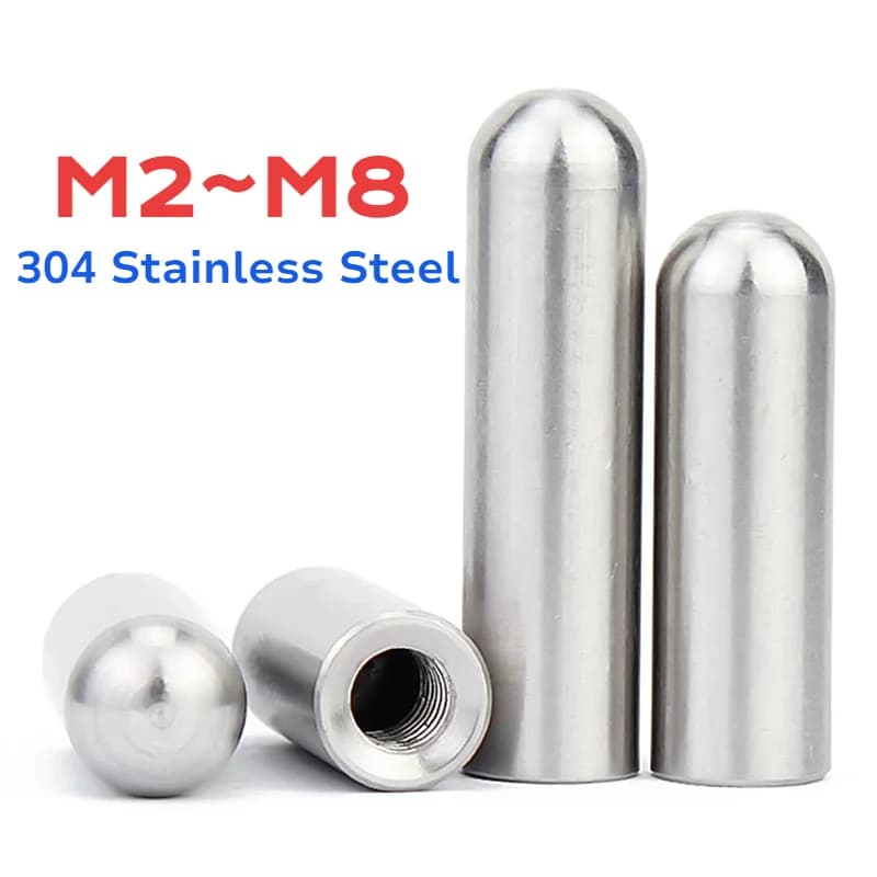 M2 M2.5 M3 M4 M5 M6 M8 304 Stainless Steel Internal Thread Cylindrical Pin Internal Tooth Positioning Cylinder Location Dowel