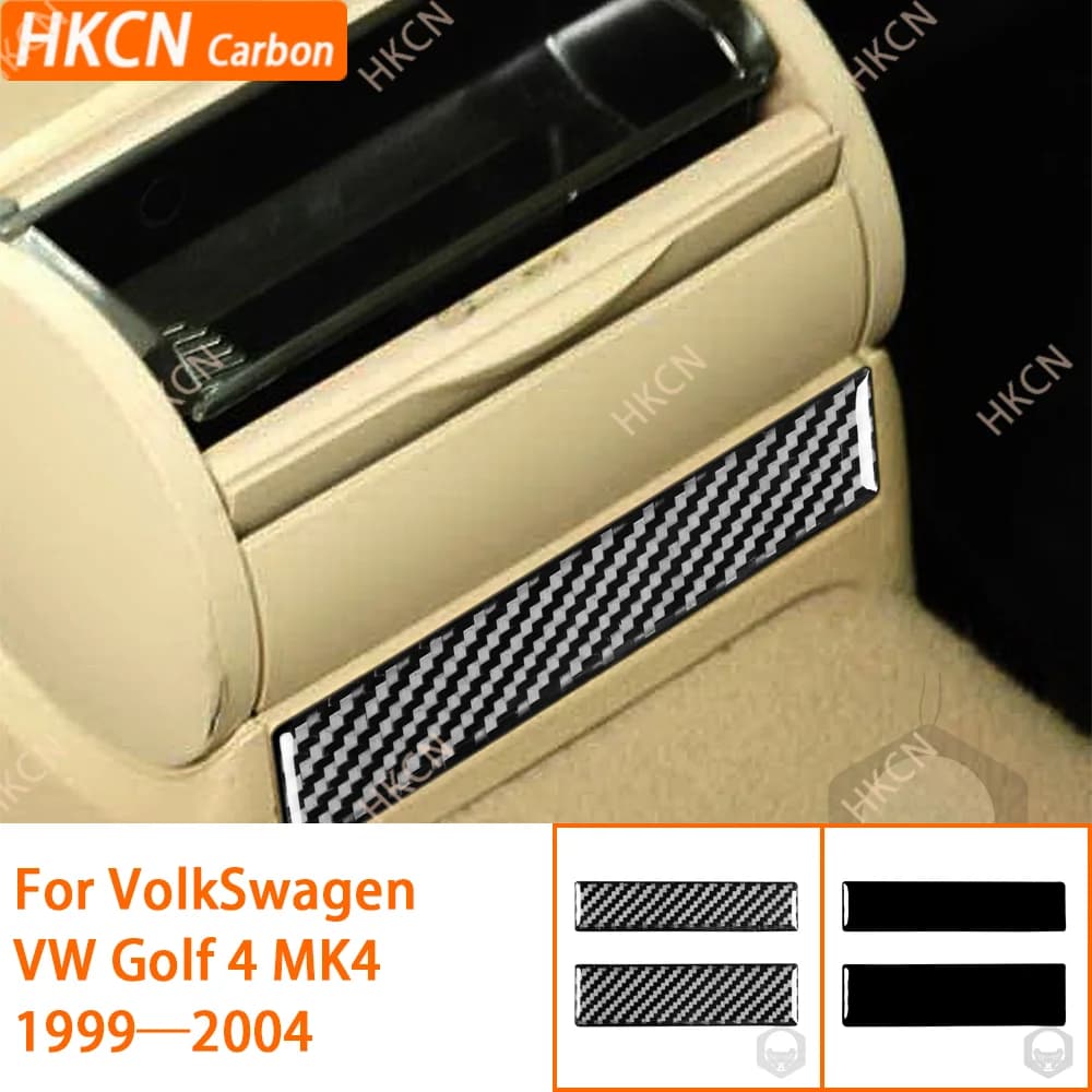 Pianoforte in Plastica Nera Centro Portabicchieri Pannello Interno Trim Adesivo Per VW Golf 4 MK4 R32 Jetta Bora 1999 2000 2001 2002 2003 2004