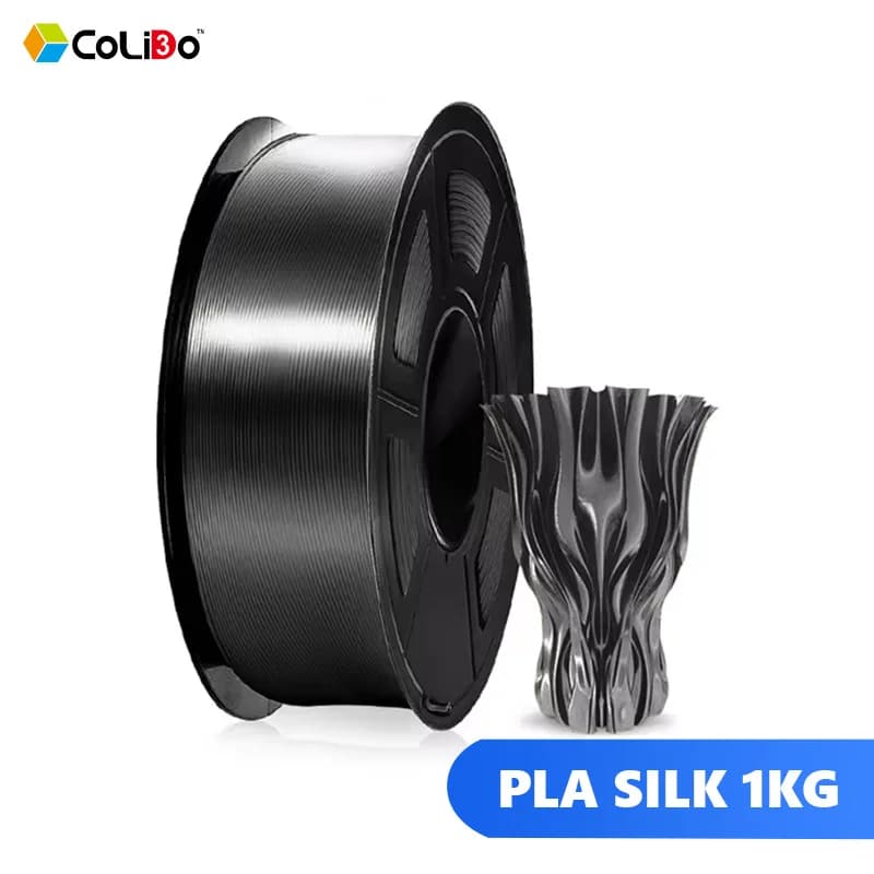 CoLiDo SETA PLA Filament 1KG 1.75mm For FDM Printer 3D Filament Silk PLA Polished Rainbow Black White