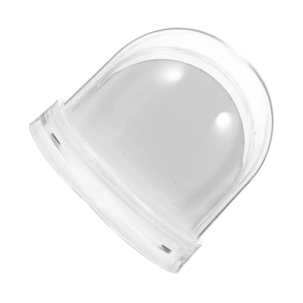 Cornice portafoto fai da te, mini globo di neve vuoto per esposizione immagini, decorazione globo di neve in plastica per sublimazione fotografica, immagine da appendere