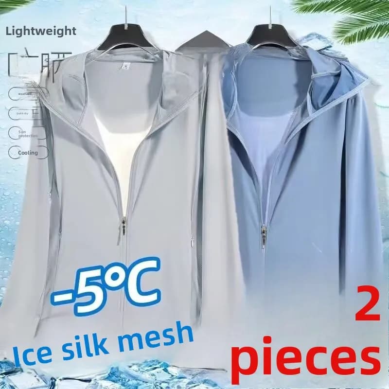 Ice Silk Lightweight Breathable Summer Outdoor Fishing Special UV Protection Clothing Women's Fashionable Sunscreen Outerwear