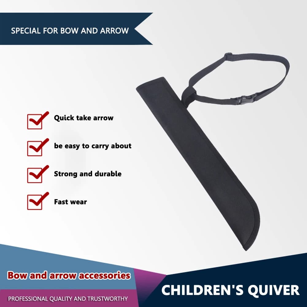 Waist Hanged Quiver for Kids Adjustable Arrow Holder Archery Arrow Quiver Holder for Arrows Bow Hunting and Target Practicing