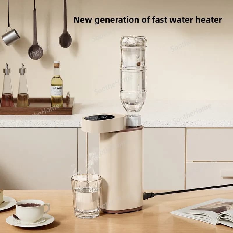 Distributore di acqua calda istantanea portatile touch screen intelligente, mini depuratore d'acqua per viaggi e casa Bollitore elettrico da 2000 W