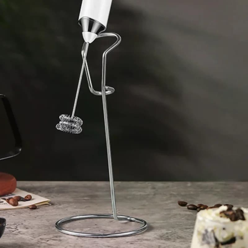 Frullatore per caffè Porta frullino per le uova Staffa per montalatte da cucina Supporto per montalatte Testa per montalatte + Testa per frullino per le uova