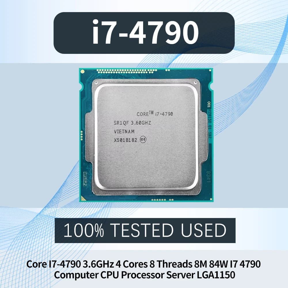 Core I7-4790 3.6GHz 4 Cores 8 Threads 8M 84W I7 4790 Computer CPU Processor Server LGA1150