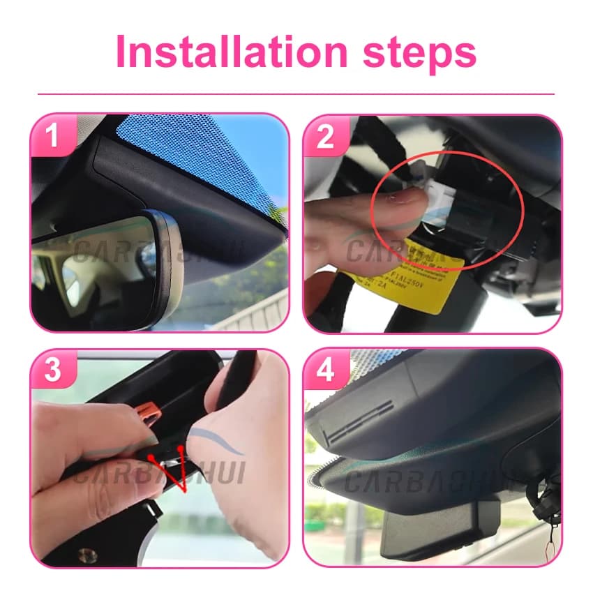 Dash Cam for Car Camera Recorder Dashcam WIFI Car Dvr Recording Devices For Lexus RZ 450e 2023~2025 For Lexus RZ450e OEM Style