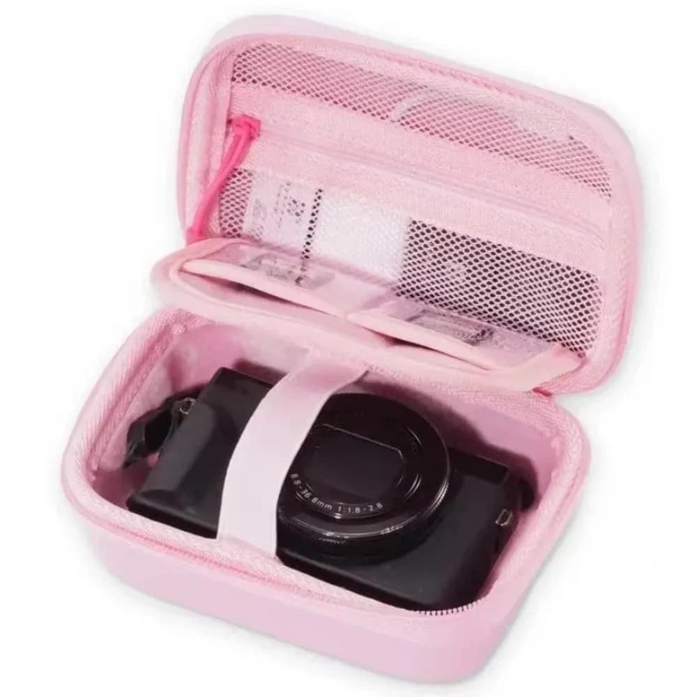 Nuova custodia rigida antiurto in EVA con tracolla, borsa protettiva per il trasporto, borsa per fotocamera per accessori Canon G7X