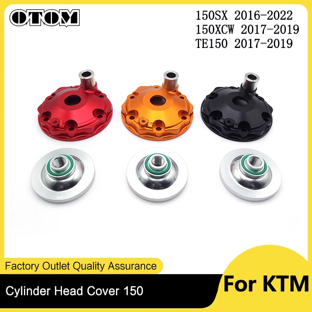 OTOM Coperchio della testata del cilindro del motociclo per Koshine XN150 KTM SX150 XCW150 HUSQVARNA TE150 Camera di combustione Intarsio 51630060100 CNC