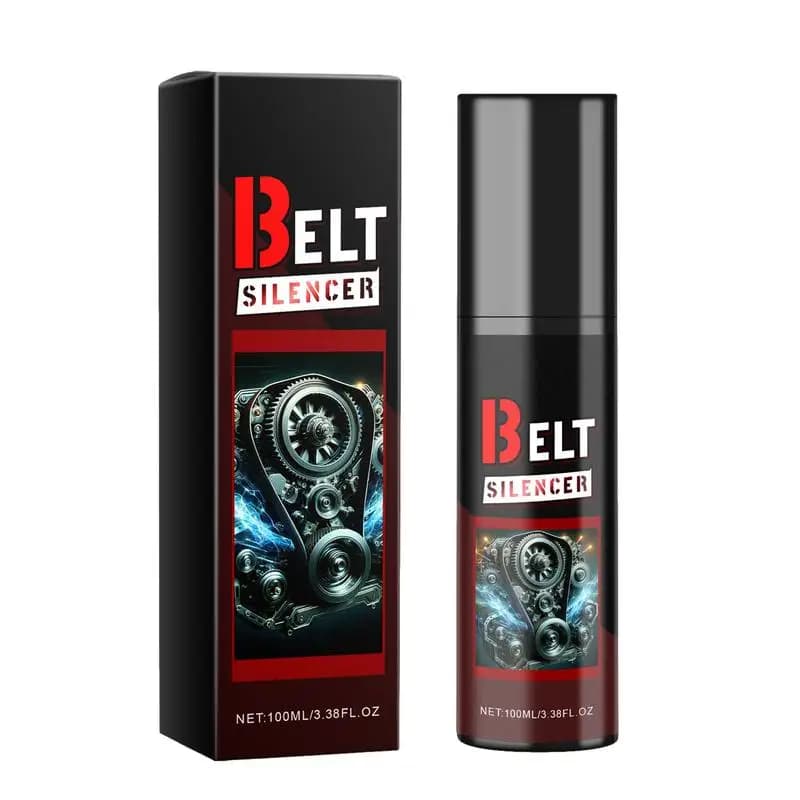 Lubrificante per silenziatore per cintura motore per automobile 100ml Spray antirumore per cintura Cintura di tenuta in gomma per auto Lubrificazione ammorbidente Agente per cintura spray