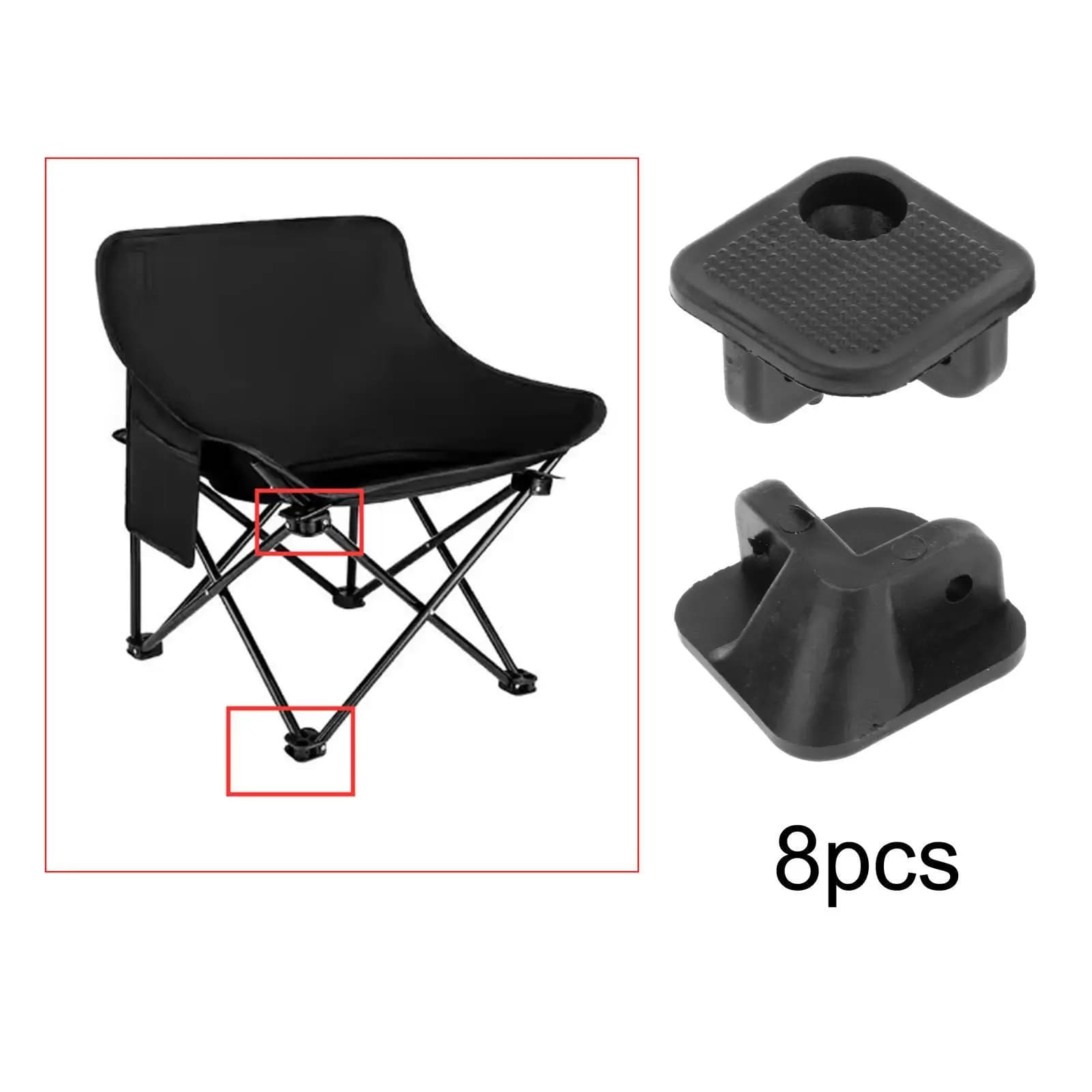 Connettore per Sedia da Campeggio, Kit di Riparazione Resistente, Accessori per Sedia Pieghevole e Sgabello da Esterno