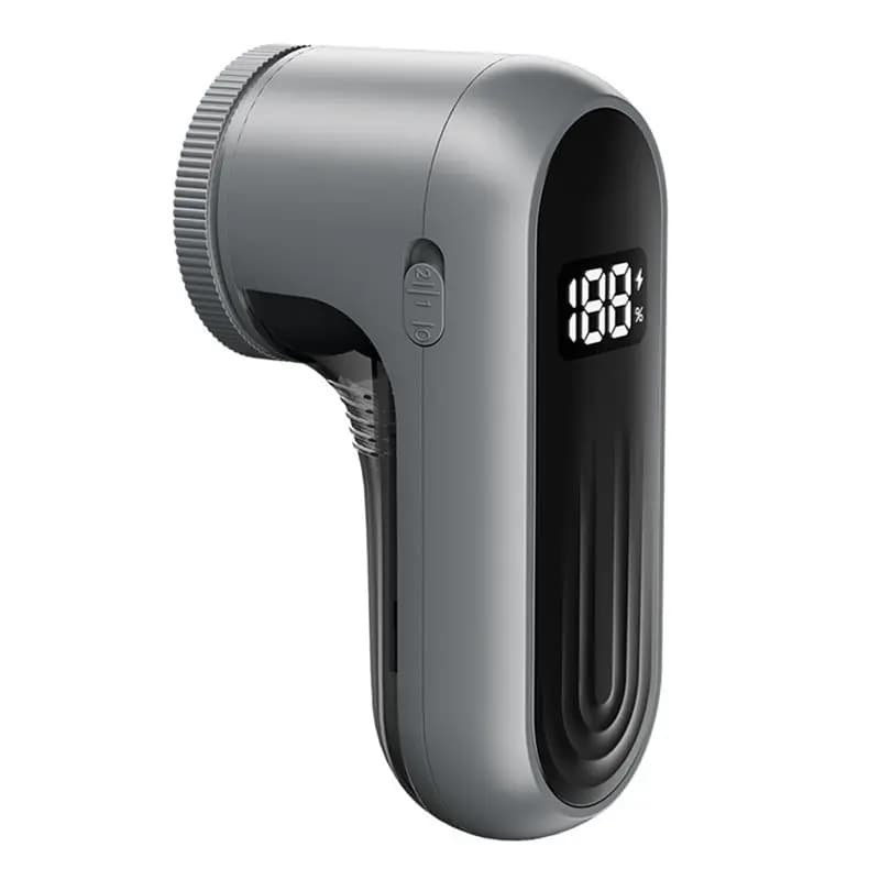 B82B-Fabric Shaver Lint Remover With Digital Display, 6-Leaf Blade Electric Lint Shaver For Clothes, Sweaters,For All Fabrics