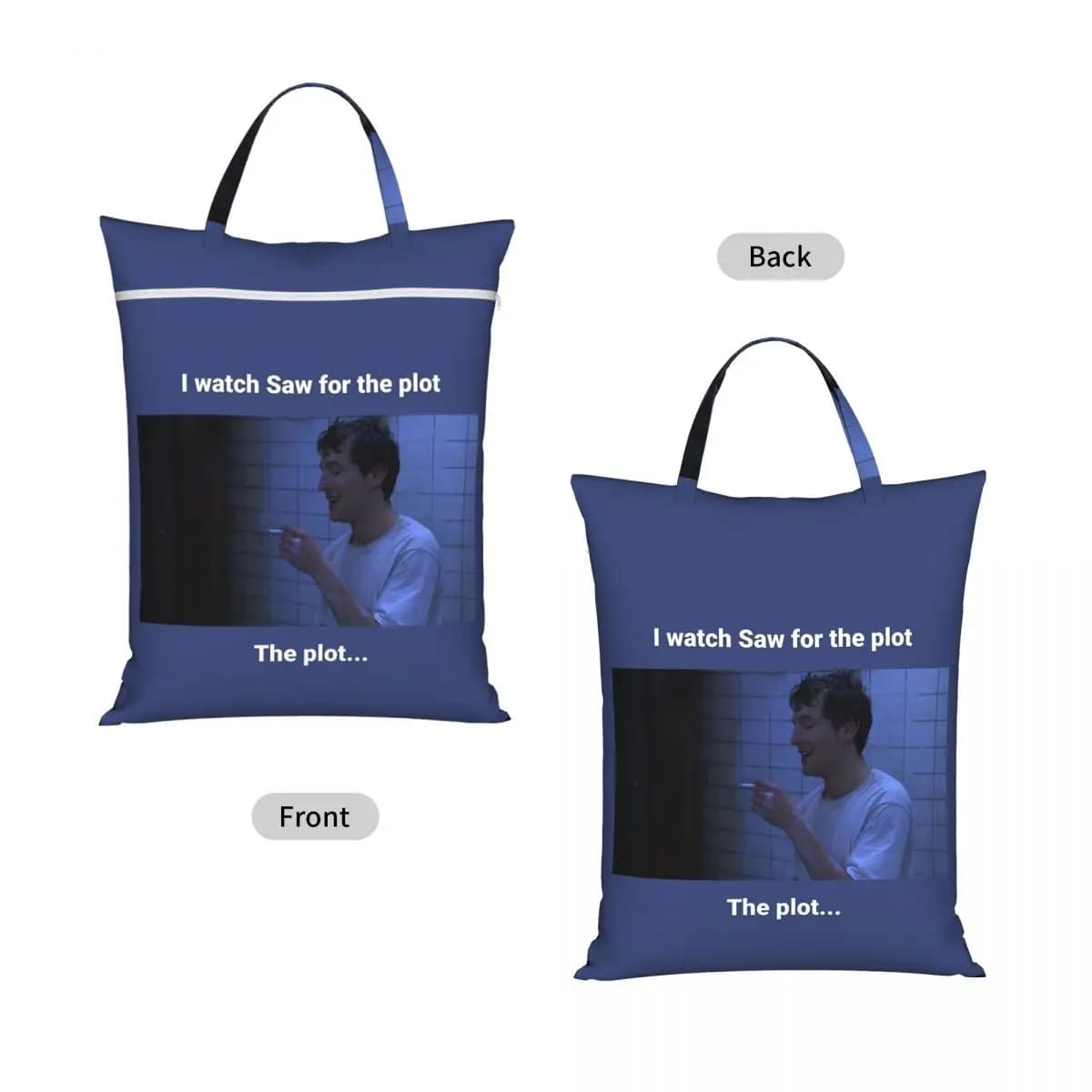 Adam Stanheight Saw Travel Laundry Bag Waterproof Reusable Dirty Clothes Pouch Gym Yoga Camping Washing Basket