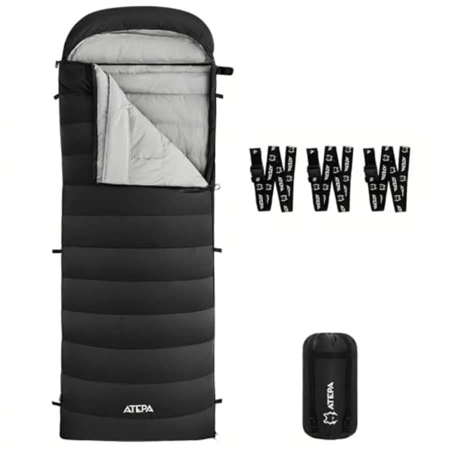 3-in-1 Hybrid Pele Bag for Adults, Lightweight, for 3 Seasons, Wearable, with Mattress Attack and Compatible with Backpack