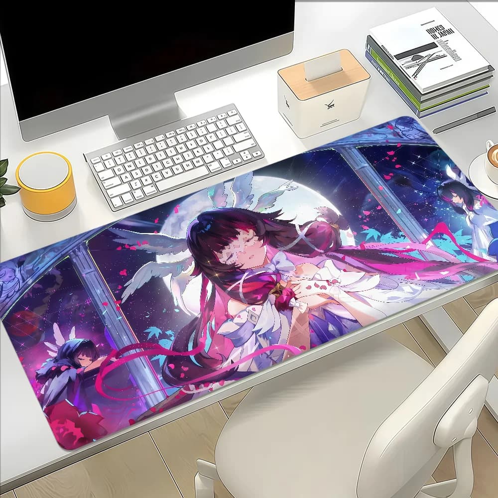 Columbina Genshin Sandrone Mouse Pad Large Non-slip Lockedge Desktop Computer Desk Mat Keyboard MousePad Office Gamer Student