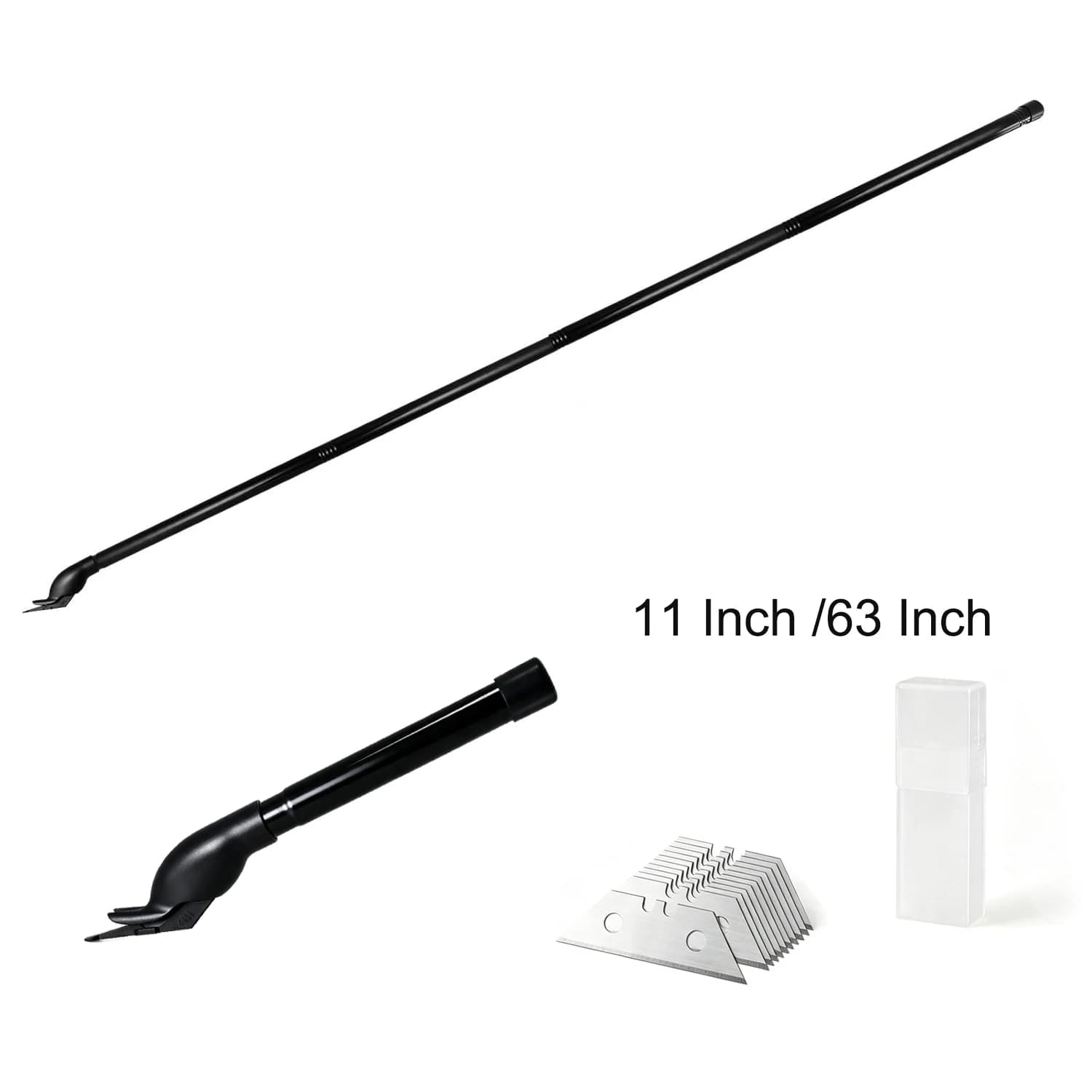 FOSHIO 11/63Inch Long Handle Wrapping Paper Cutting Tool With Secure Blade Window Tint Decal Wallpaper Styling Vinyl Film Cutter