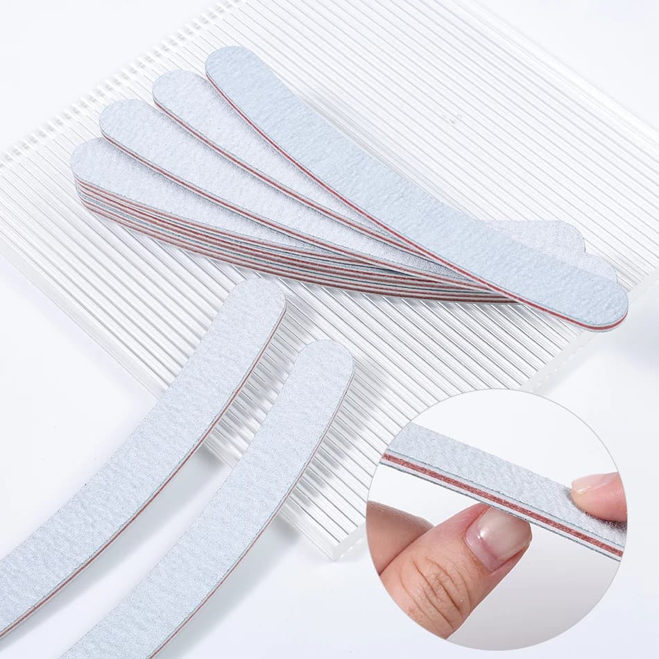 10 Pezzi Lime per Unghie, Lucidatori per Smalto, Buffer per Pedicure e Manicure, Lime Abrasive per Unghie, Accessori e Strumenti per Manicure