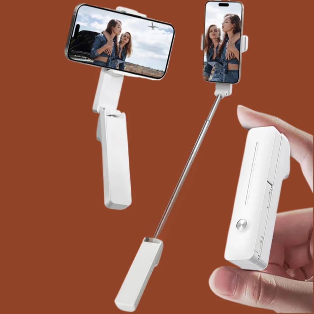Selfie Stick pieghevole portatile 360 ° Supporto per rotazione Supporto per telefono cellulare per fotocamera esterna Foto Telefono retrattile Selfie Stick