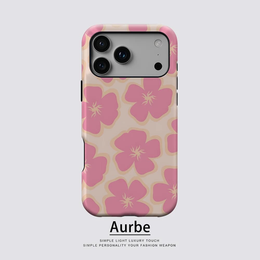 Custodia per telefono Blush Blooms magnetica per iPhone 17 16 15 14 13 Pro Max Plus, custodia robusta a strato singolo/doppio