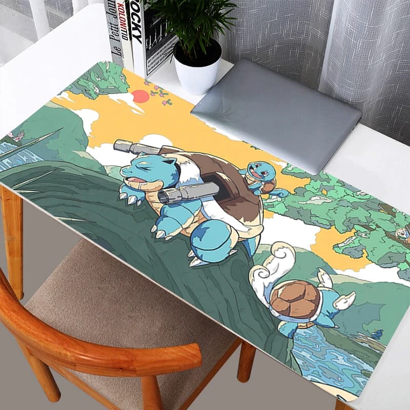 Tappetini per mouse Pokemon Pikachu Gamer PC Computer XXL 900x400 Nuovo tappetino da scrivania Tastiera Accessori per giochi anime Tappetino per mouse