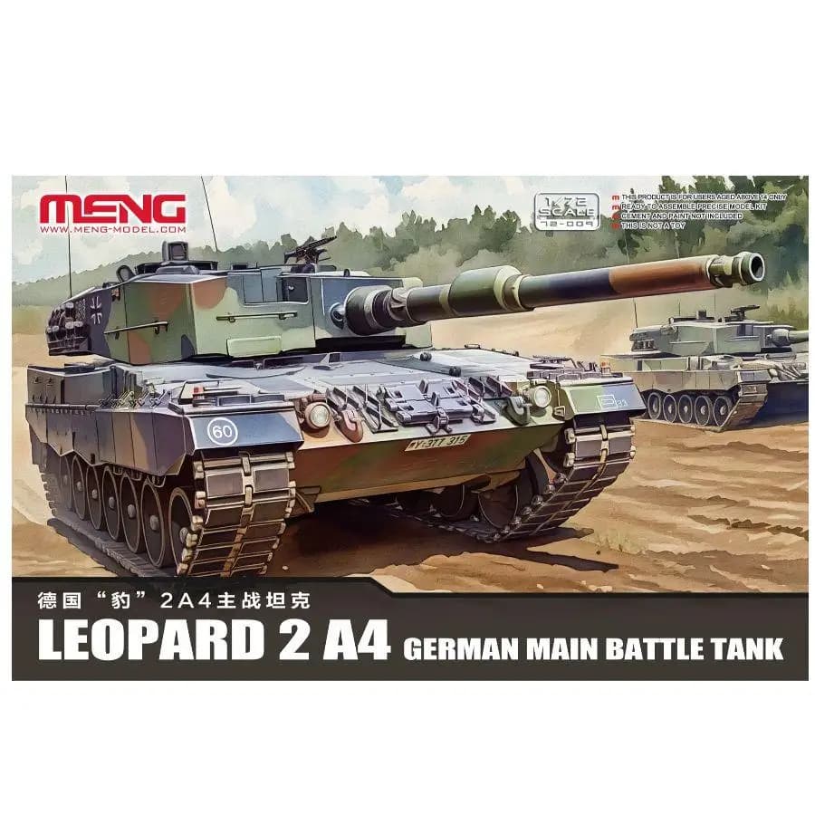 72-009 1:72 Leopard 2 A4 Obice Tedesco Battaglia Principale Giocattolo da Collezione Personalizzato per Bambini Regalo di Compleanno di MENG MODELLO Kit di Montaggio