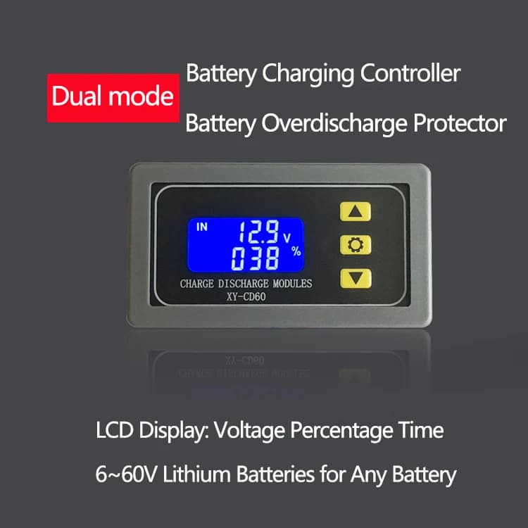 XY-CD60 Modulo di controllo della carica della batteria Completamente alimentato dalla protezione dalla tensione CC Protezione da sottotensione e distribuzione