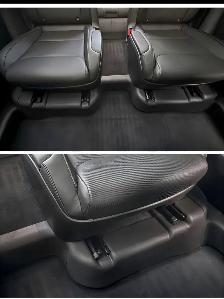 3PCS For Tesla Model YL Under Seat Corner Guard Second Row Seat Slide Rail Protector Cover Anti-Kick Car Accessories Interior