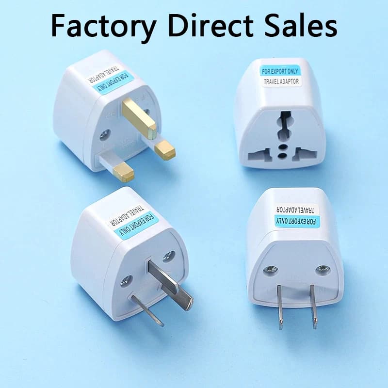 Adattatore convertitore Adattatore universale per spina europea da 3 pin AU UK US a EU Euro Adattatore da viaggio CA Convertitore per presa elettrica Presa di corrente