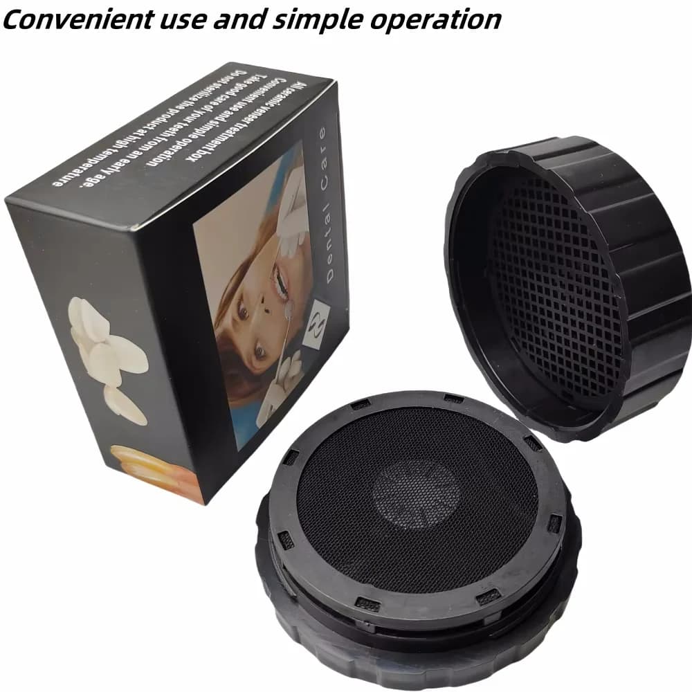 Box Organizer for Dentali and Patch Faces - Portatile Clinical Case for Testing and Conservation, with Parts