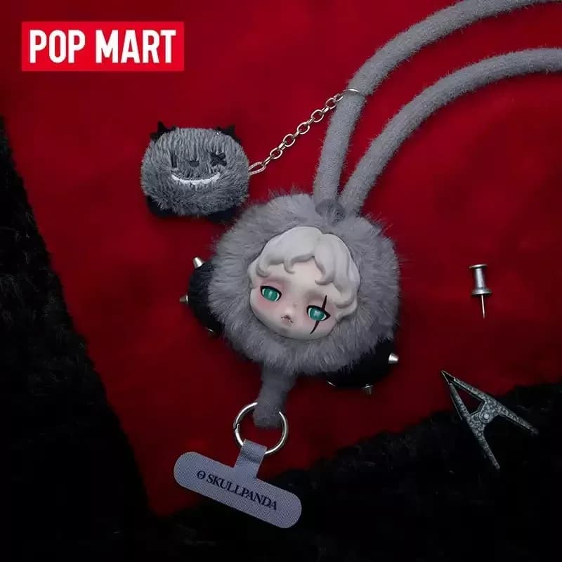POPMART SKULLPANDA YOU FOUND ME Serie Cordino per cellulare Cieco Scatola Anime Figura Guess Bag Ornamento Figurine Bambole Modello Regalo