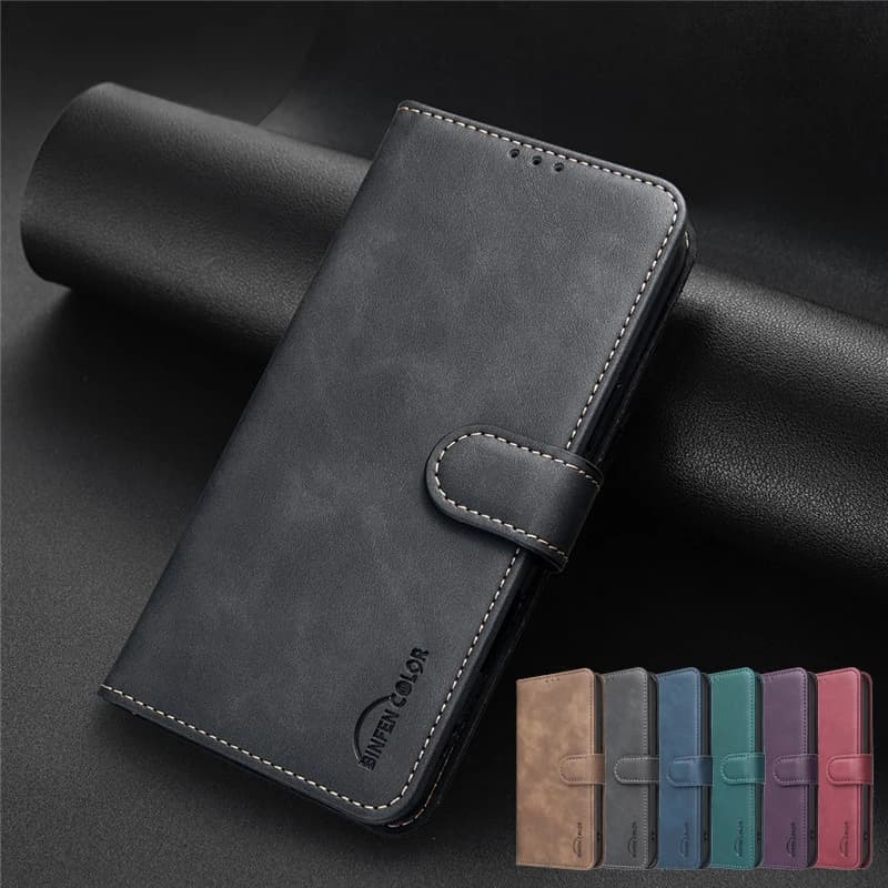 Custodia a libro in pelle opaca di lusso per Tecno Spark Go 3 40 30 20 40c 20c 30c Pop 10 9 8 Pova 7 Ultra Pro 5G, cover anti-furto