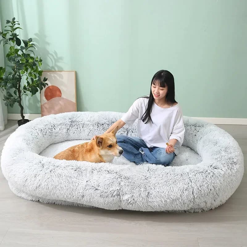 Lettino per cani grande, lussuoso materasso in spugna per animali domestici, lettino per cani sia per uomini che cani, tappetino per animali domestici