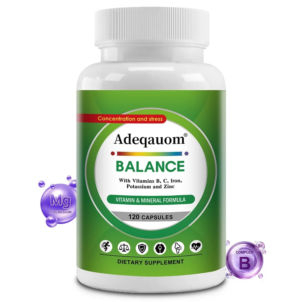 Iron supplement with Vitamin C, B6, B12 and Folate for Ferroic Anemia, Blood Construction and Energy Support, Better Absorption