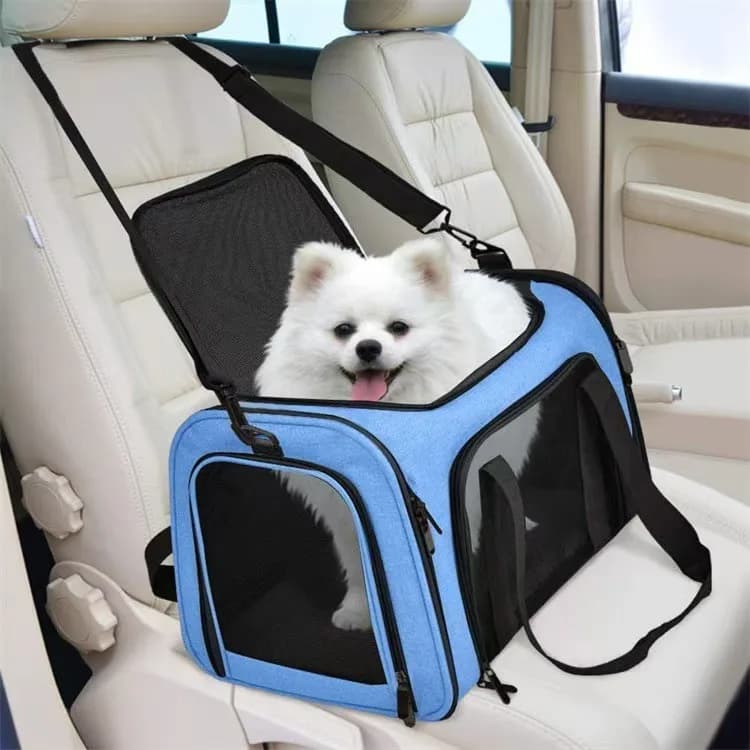 Breathable Large Pet Carrier Backpack, Handheld Portable Cat Dog Travel Bag For Outdoor Walking In Stock