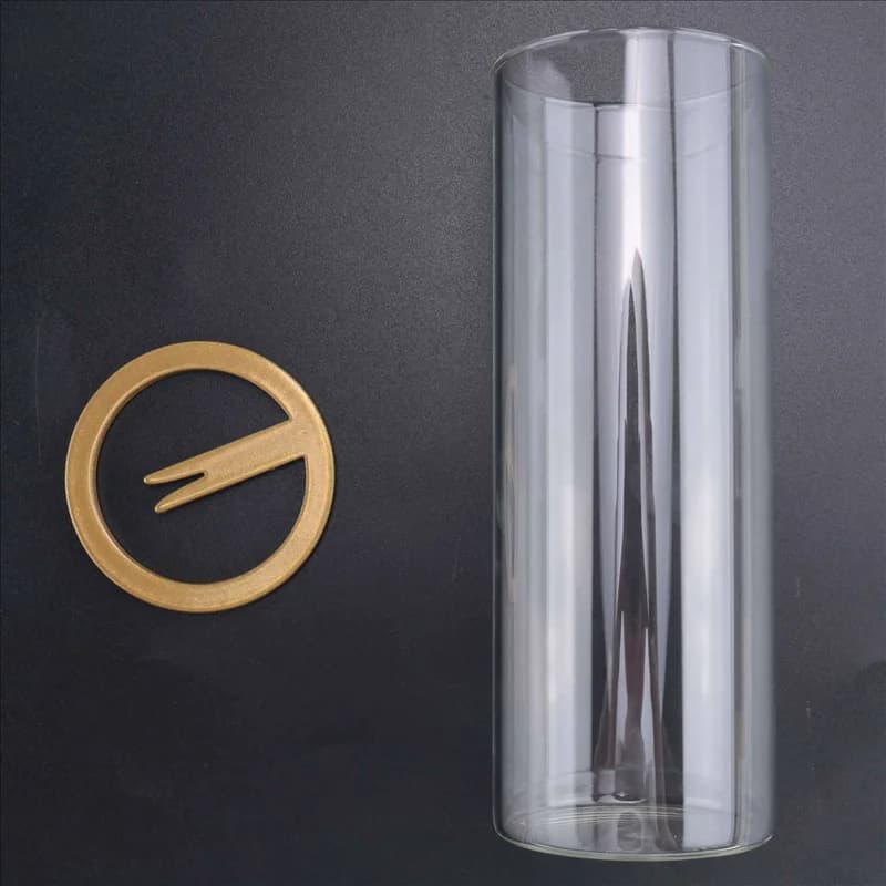 ABXF-2X Portaincenso per bastoncini [Anti-Casa Volare], Porta bruciatore Insence-Stick con raccoglitore di cenere in vetro rimovibile, per la casa