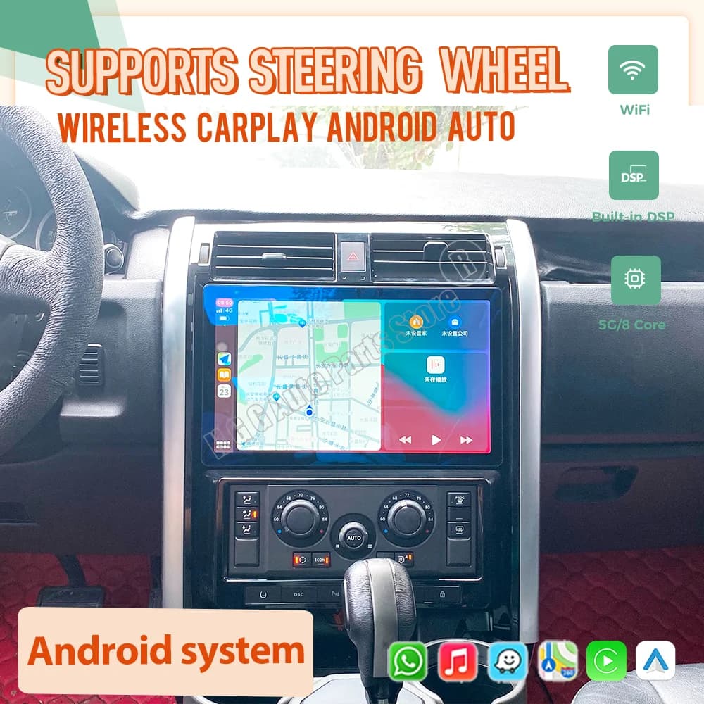 Car Accessories Radio For Land Rover Discovery 3 2004-2009 Android GPS Navigation Multimedia Stereo Receiver Head Unit Offline