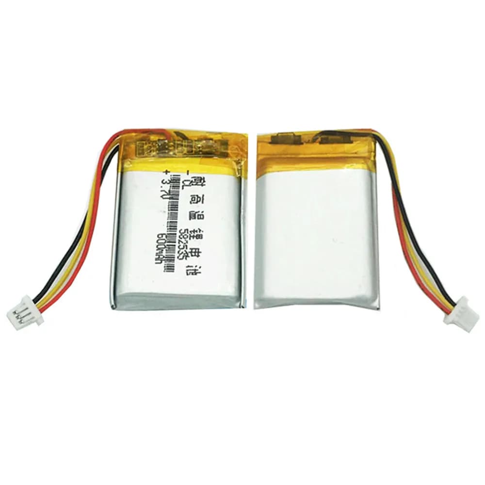 3.7V 600mAh 602535 Lithium polymer battery for Yi Smart Dash Cam MiVue 366 368 388 Mio 358P 658p poppy HP F210 F300 F200 Auto