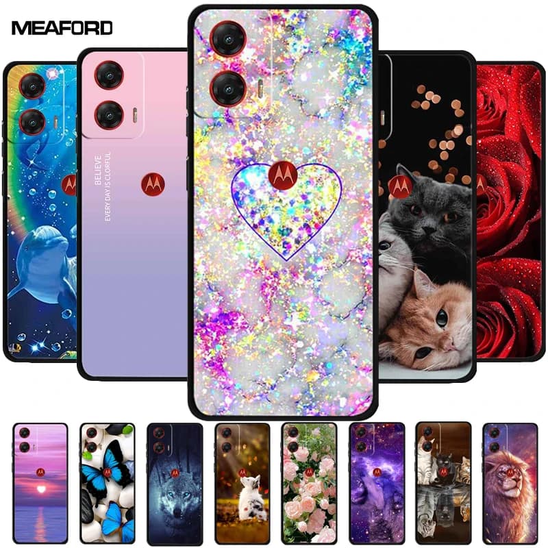 Per Moto G Stylus 5G 2024 custodia Lovely Soft Silicone TPU Protector Cover per Motorola Moto G Stylus 5G 20224 Capa Coque Cat