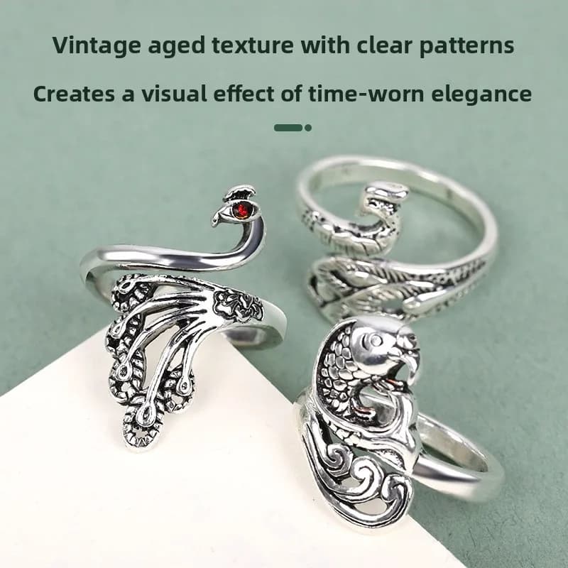 Anello per Ferri da Maglia Fatto a Mano con Strumento per Uncinare il Filo, Accessori Vintage per Fai da Te, Utensili per Cucito e Tessili per la Casa
