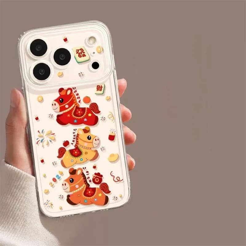 Custodia Protettiva Morbida in TPU con Pittura a Olio per iPhone 17 Pro Max, Compatibile con iPhone 17e Air, 16, 16e, 15, 14, 8, 7 Plus, SE
