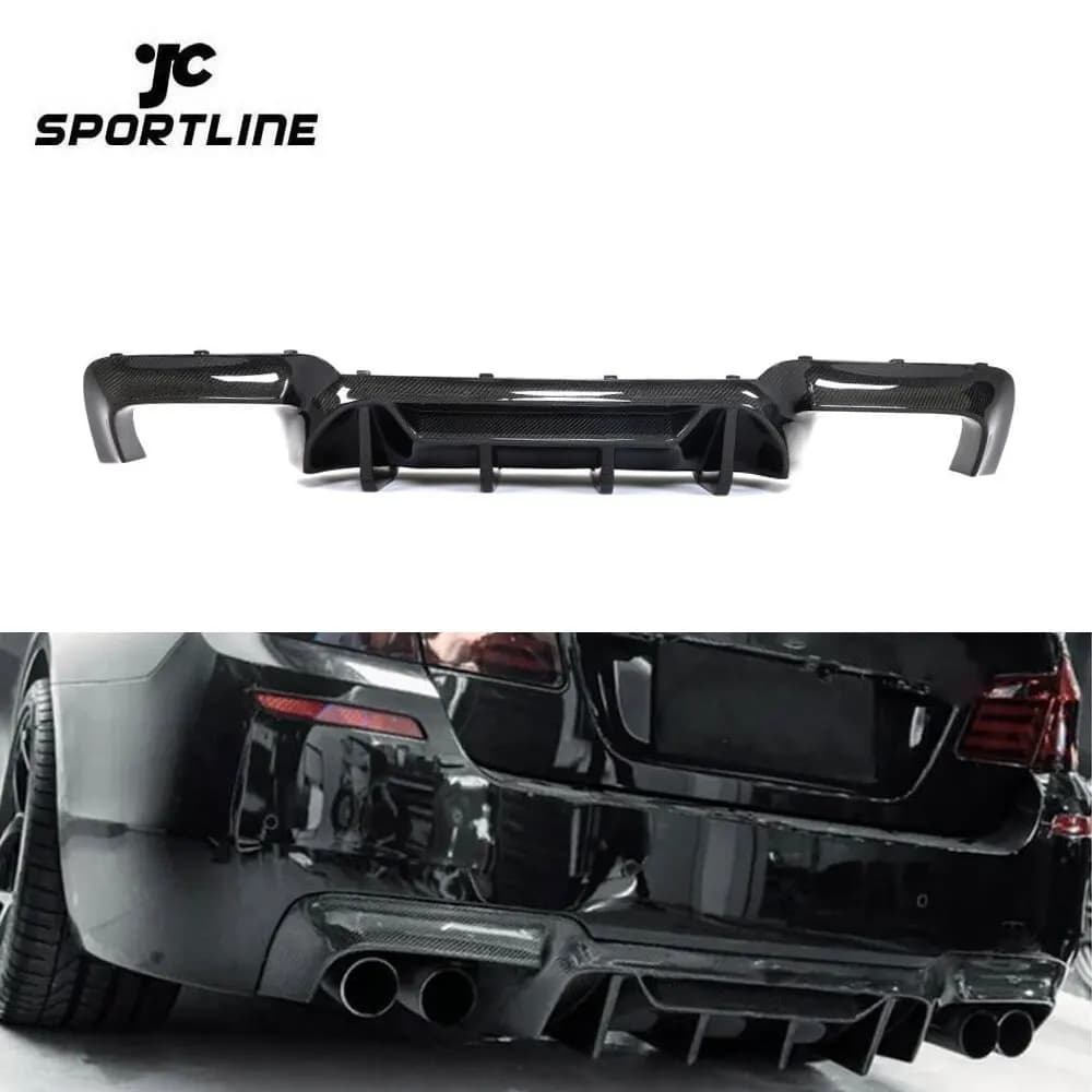 Carbon Fiber Rear Diffuser for BMW F10 F11 F18 M5 530i 550i 2011 - 2017