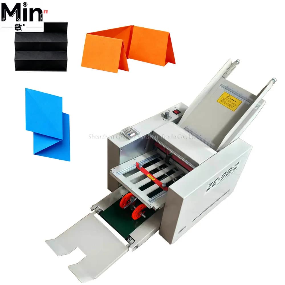 Automatic Desktop Origami Machine ZE-8B/4 ZE-8B/2 for A3 A4 Paper