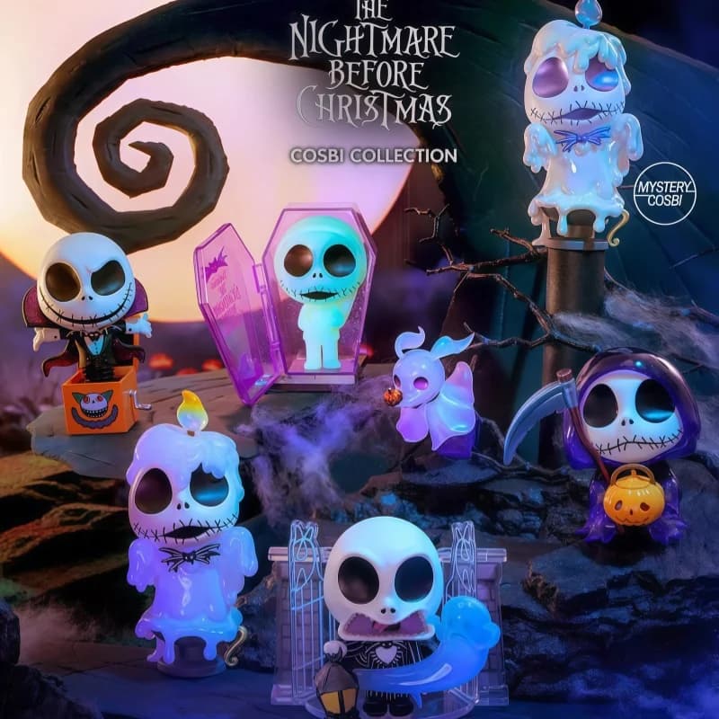 HotToys Mystery Blind Box Cosbi Collection The Nightmare Before Christmas Mini Figure Serie 3 Statuetta da Collezione Regalo di Halloween