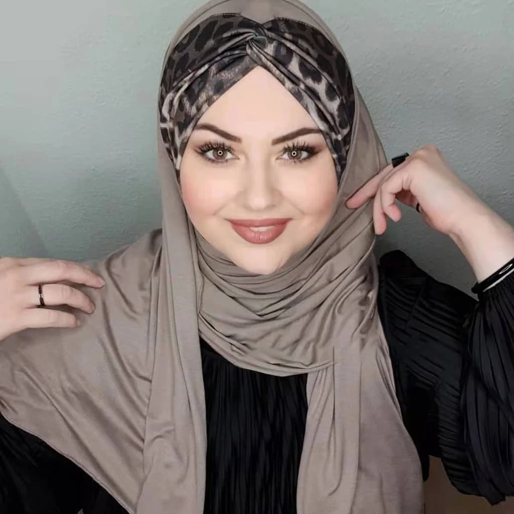 Sciarpa modale musulmana Abaya di seta Hijab Jersey islamico Hijab per donna Abaya Abito turbanti Crinkle Turbante Testa araba istantanea