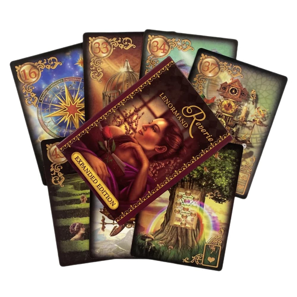 Reverie Lenormand Oracle Cards Divination Deck English Vision Espanded Edition Tarocchi Gioco da tavolo per la festa