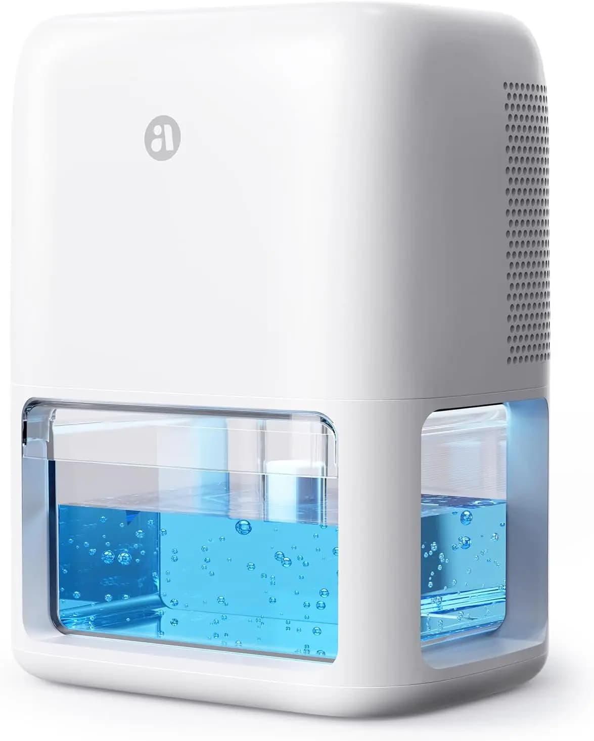 Deumidificatore Silenzioso da 60 OZ con Timer, Spegnimento Automatico e Luce a 7 Colori per Casa, Bagno, Camper - Design Compatto e Portatile