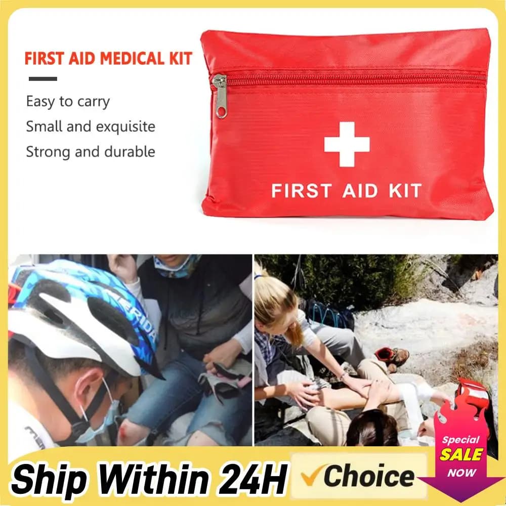 Kit di Pronto Soccorso Vuoto, Borsa Medica d'Emergenza Portatile, Proteggi i Tuoi Cari, Valigetta Rigida per Casa, Ufficio e Auto